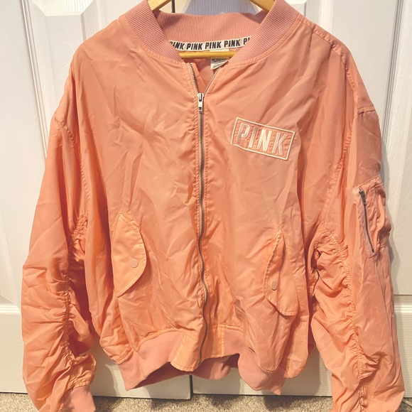 PINK Victoria's Secret Jackets & Coats Rare Vspink Bomber Flight